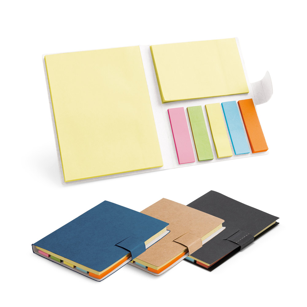 kit com Caderno Caneta e Post it Personalizados