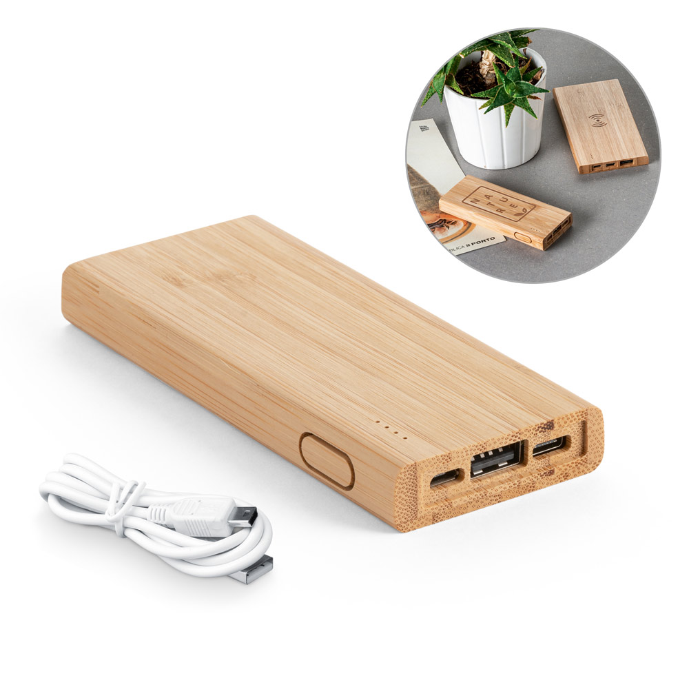 Organizador de Mesa Personalizado com Carregador Wireless