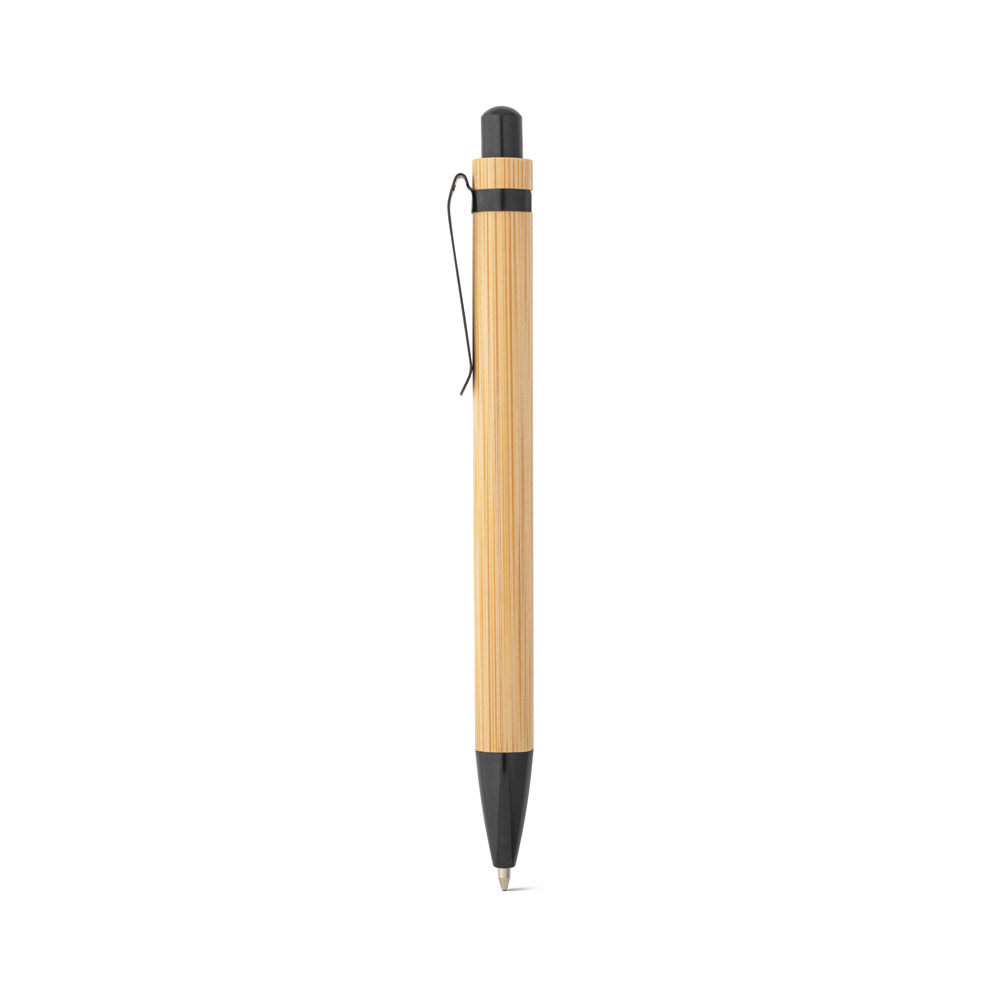 Kit Caderno e caneta em Bambu Personalizado
