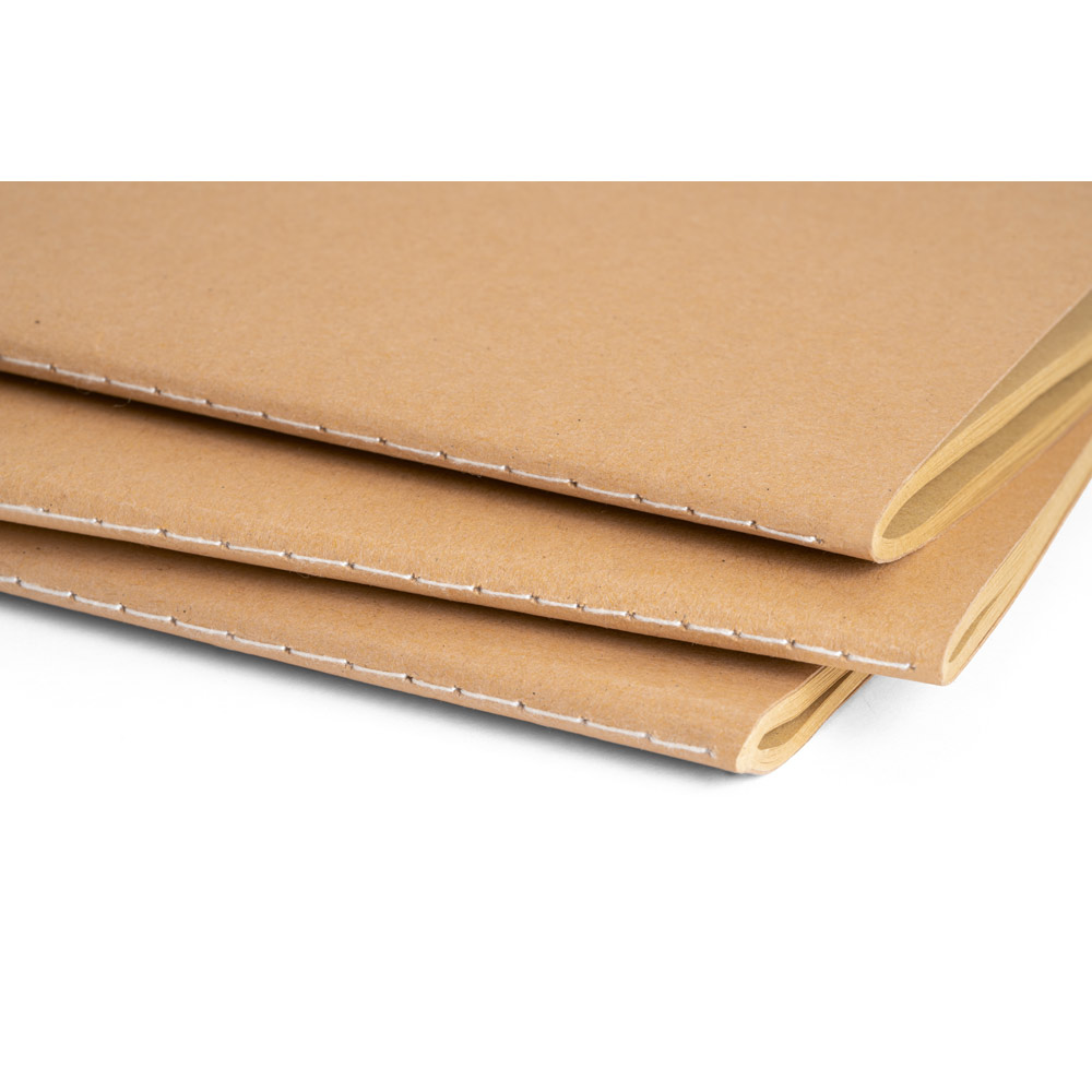 Caderno A6 para brindes com capa em cartão de 250 g m²