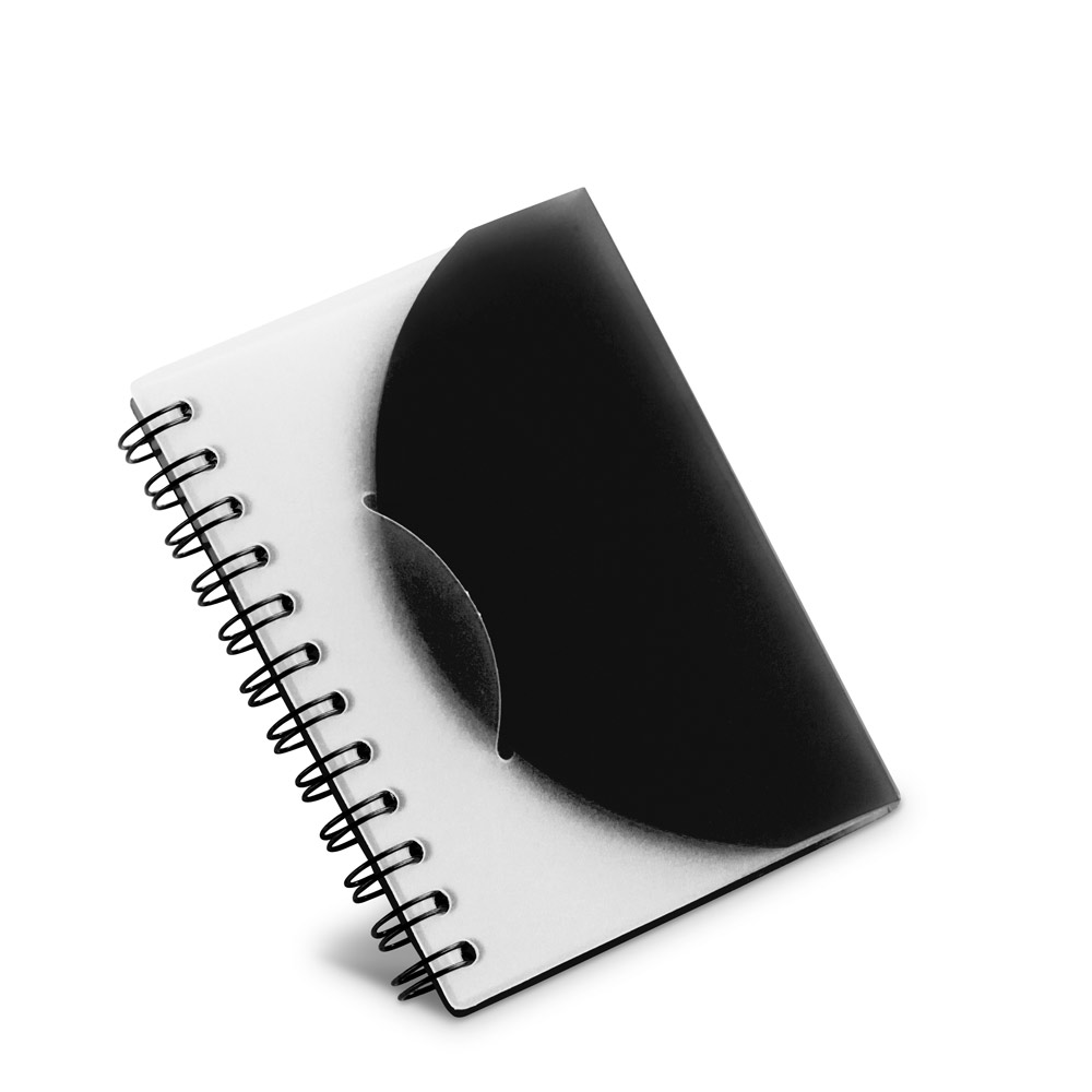 Caderno A7 para Brinde em PP com Folhas Lisas
