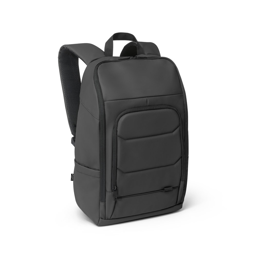 Mochila 16" para Brinde em Poliéster Reciclado 600D com Revestimento Resistente à Água