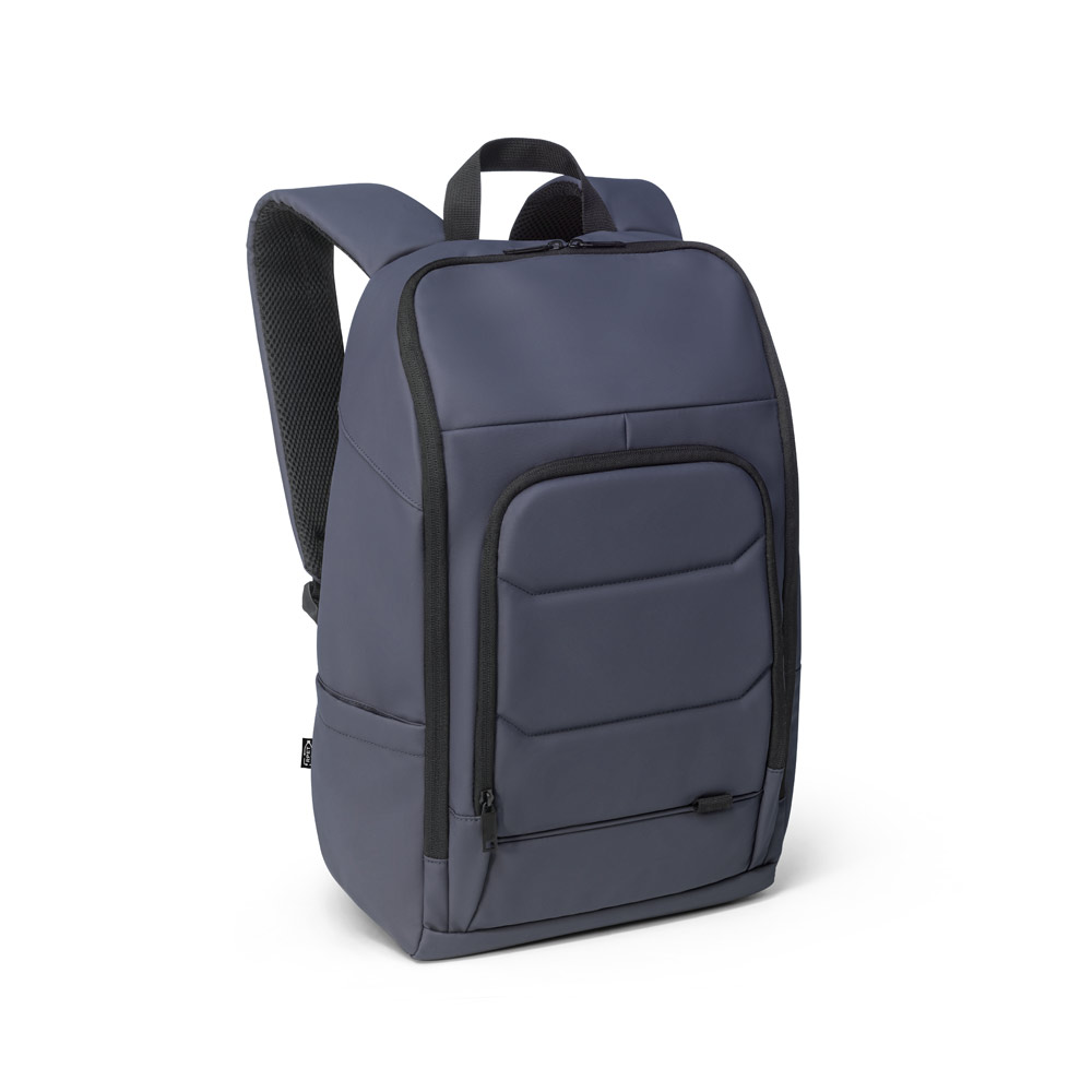 Mochila 16" para Brinde em Poliéster Reciclado 600D com Revestimento Resistente à Água
