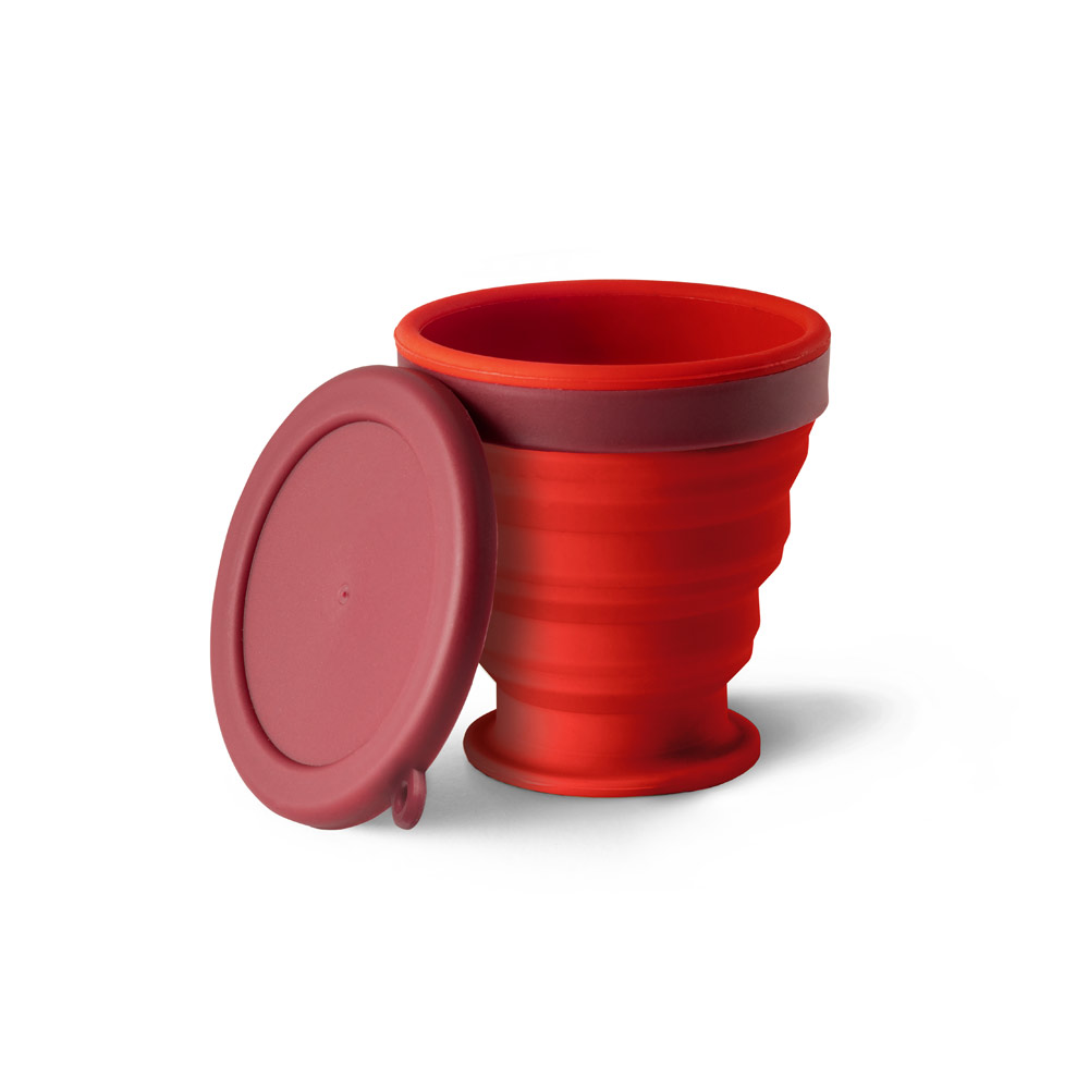 Copo Dobrável de Silicone 240 mL para Brindes