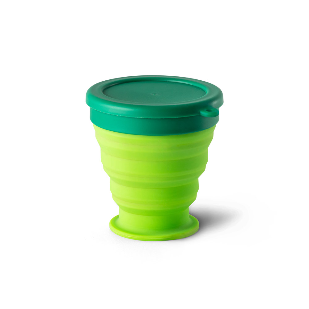 Copo Dobrável de Silicone 240 mL para Brindes