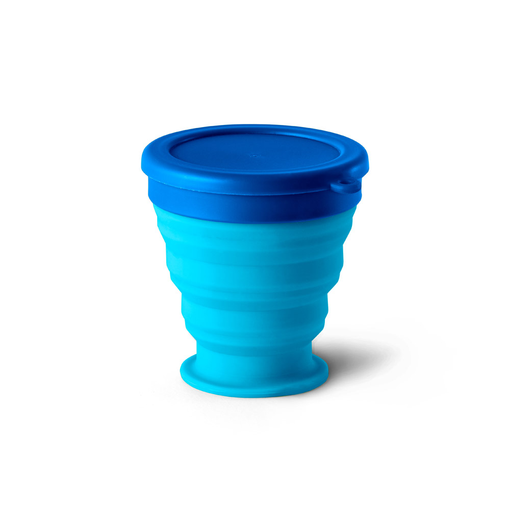 Copo Dobrável de Silicone 240 mL para Brindes
