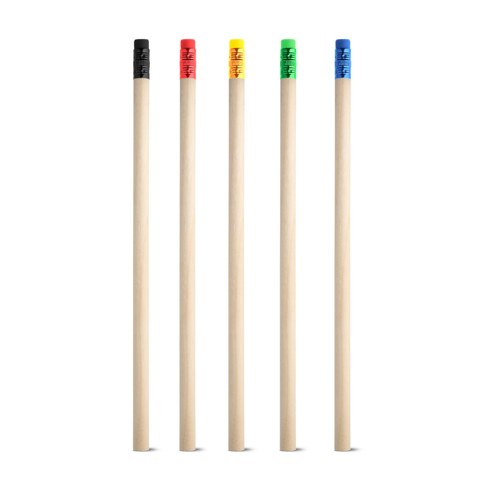 Lápis Colorido com Borracha para Brindes
