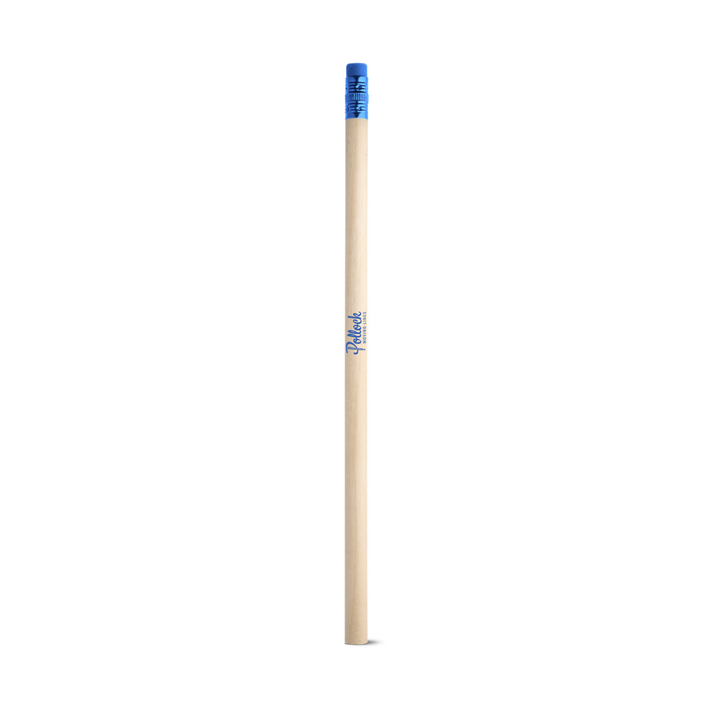 Brinde Lápis de Madeira Natural com Borracha