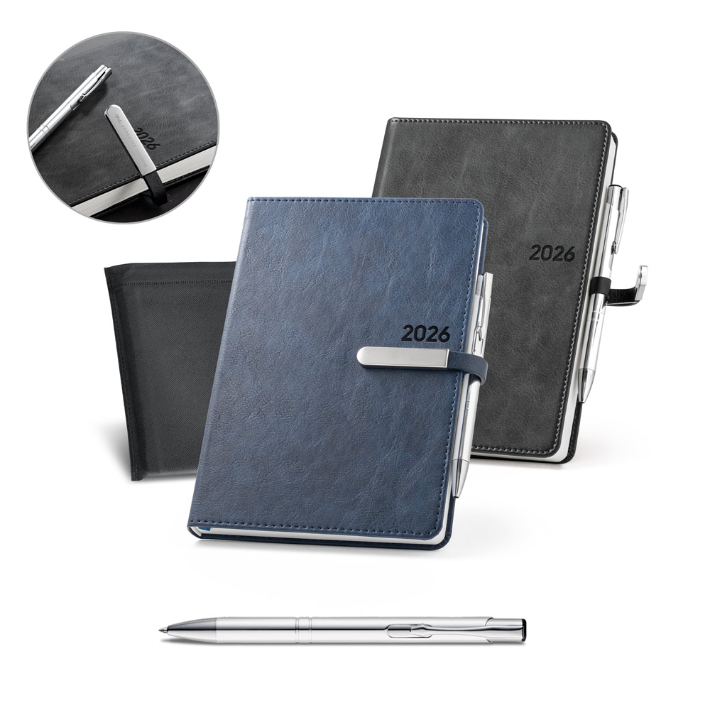 Agenda B5 Personalizada em Pele Reciclada