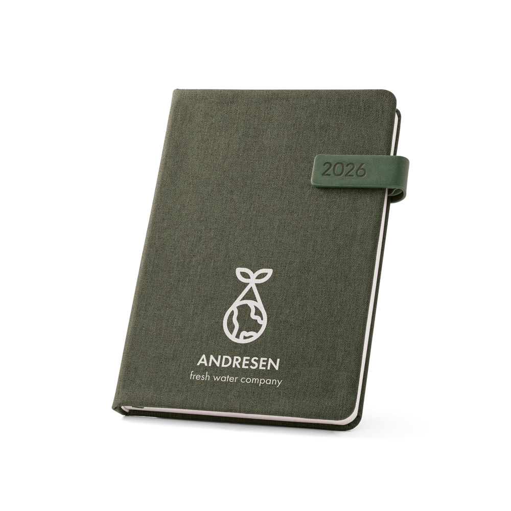 Agenda Diária em RPet Personalizada com Fecho Magnetico