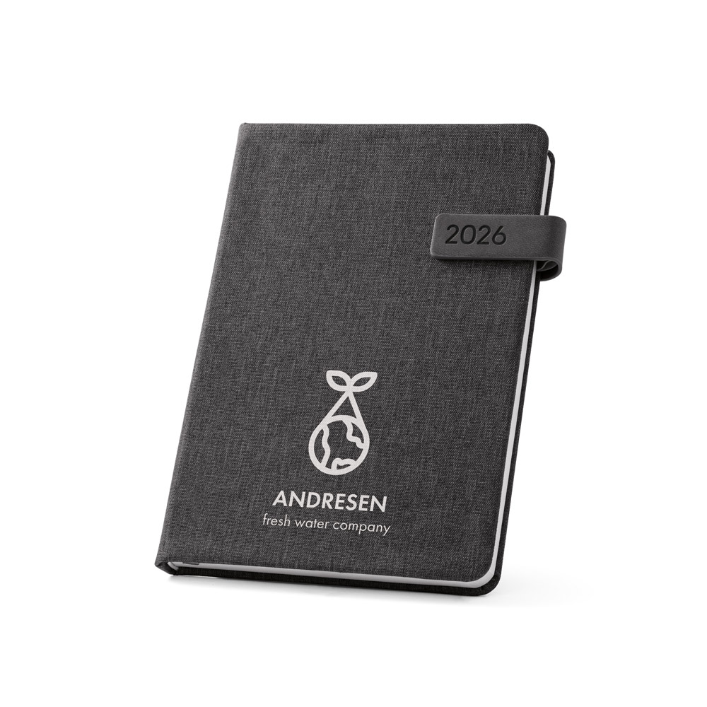 Agenda Diária em RPet Personalizada com Fecho Magnetico