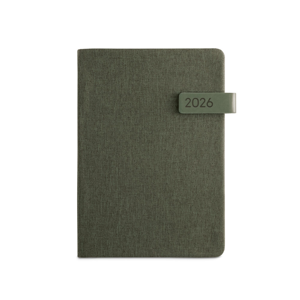 Agenda Diária em RPet Personalizada com Fecho Magnetico