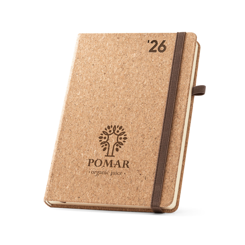 Agenda em Cortiça Personalizada