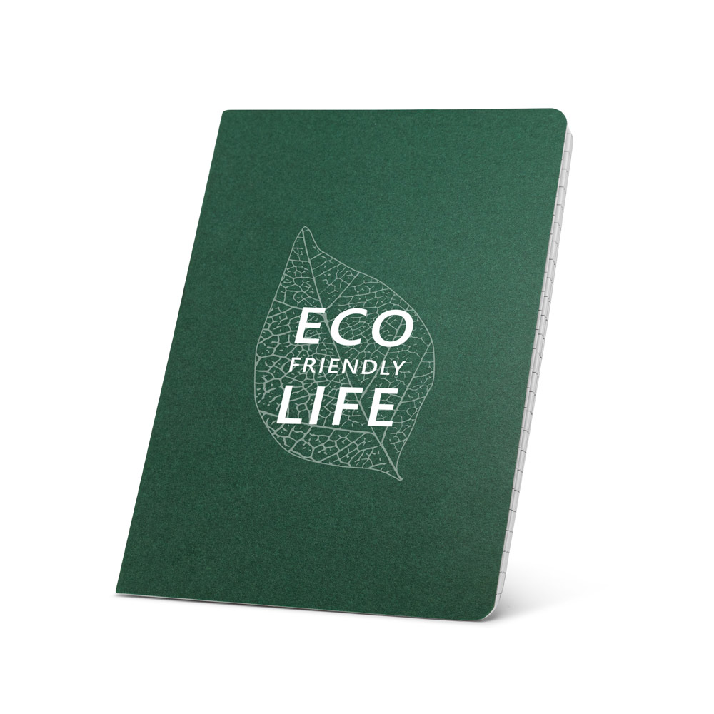Caderno A5 Reciclado Brinde de Capa Flexível