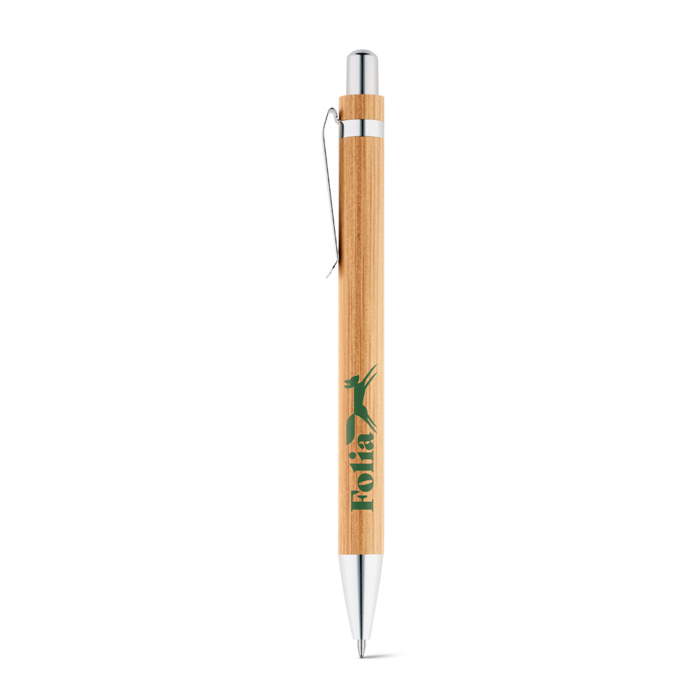 Conjunto de Brindes Caneta e Lapiseira em Bambu