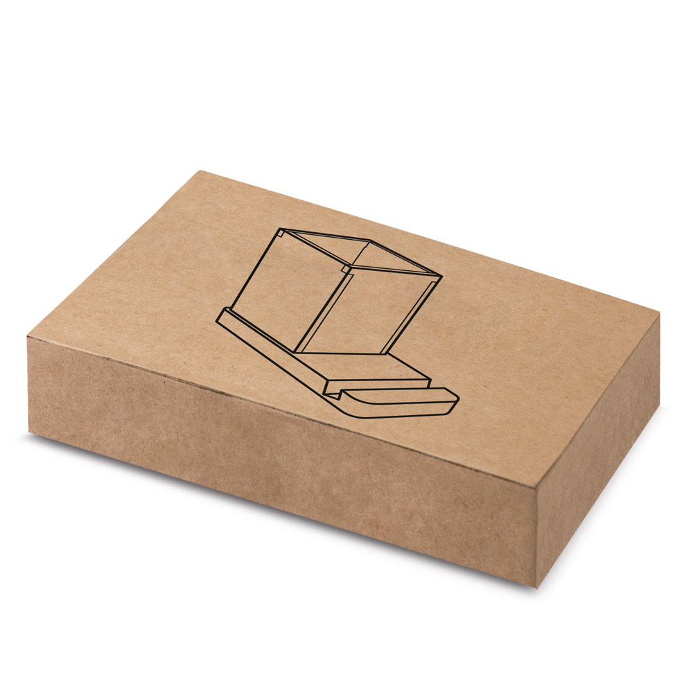 Porta-Canetas com Suporte para Celular e Copo Brinde Completo