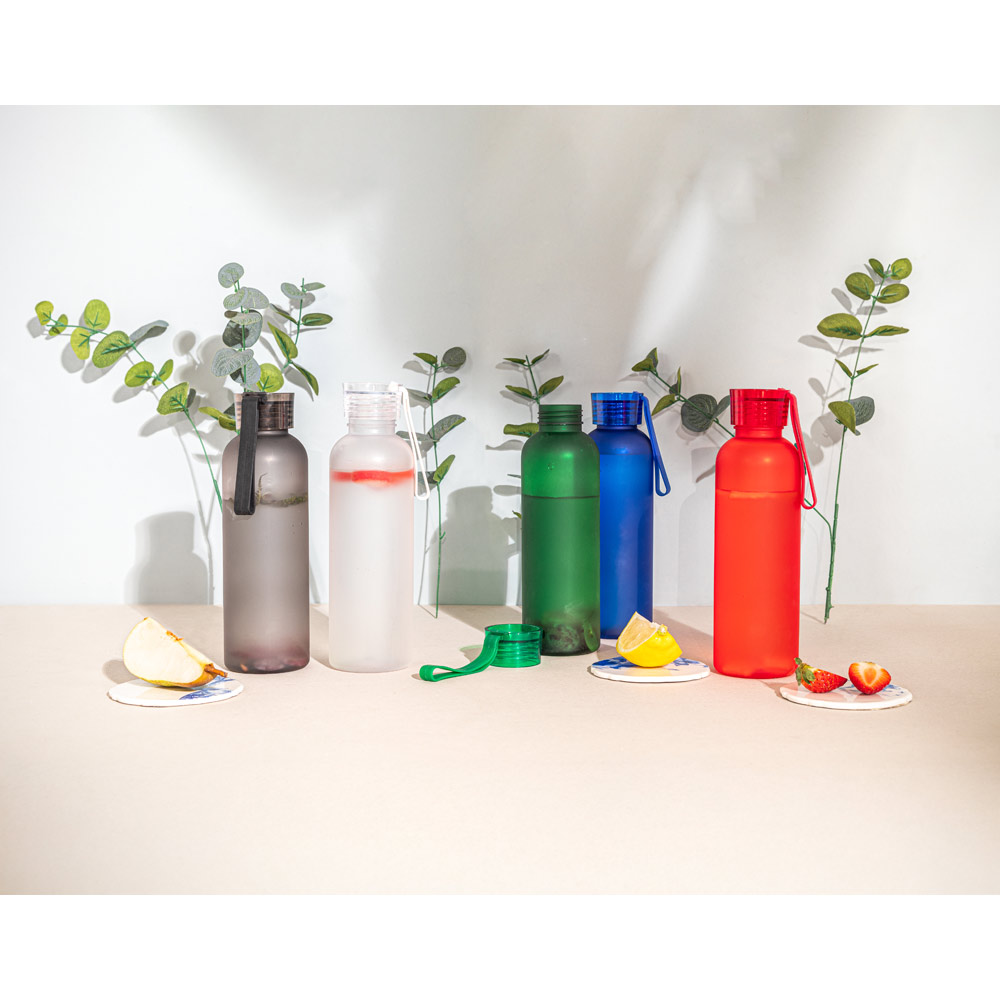Squeeze para Brindes 600ml em PET 100% Reciclado com Acabamento Fosco