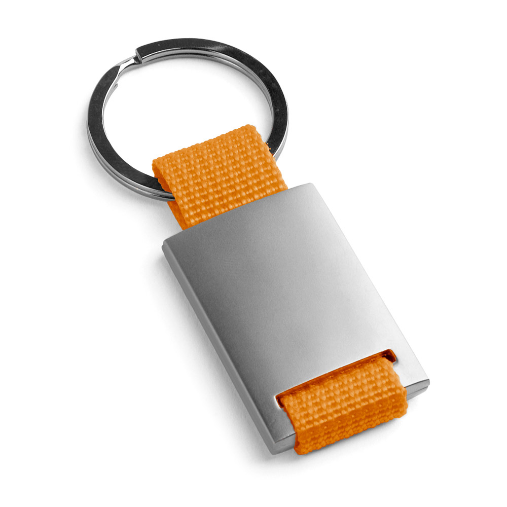 Chaveiro Personalizado Uma Combinação de Metal e Webbing
