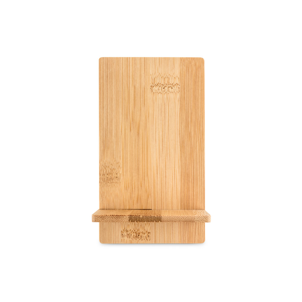 Suporte para celular em bambu desmontável personalizado
