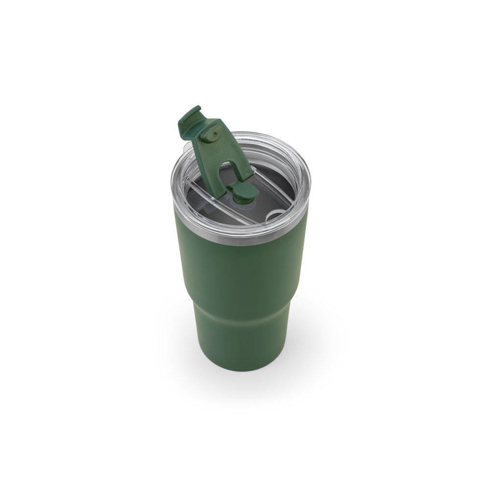 Copo Personalizado em Aço Inox Reciclado com Parede Dupla 600 mL