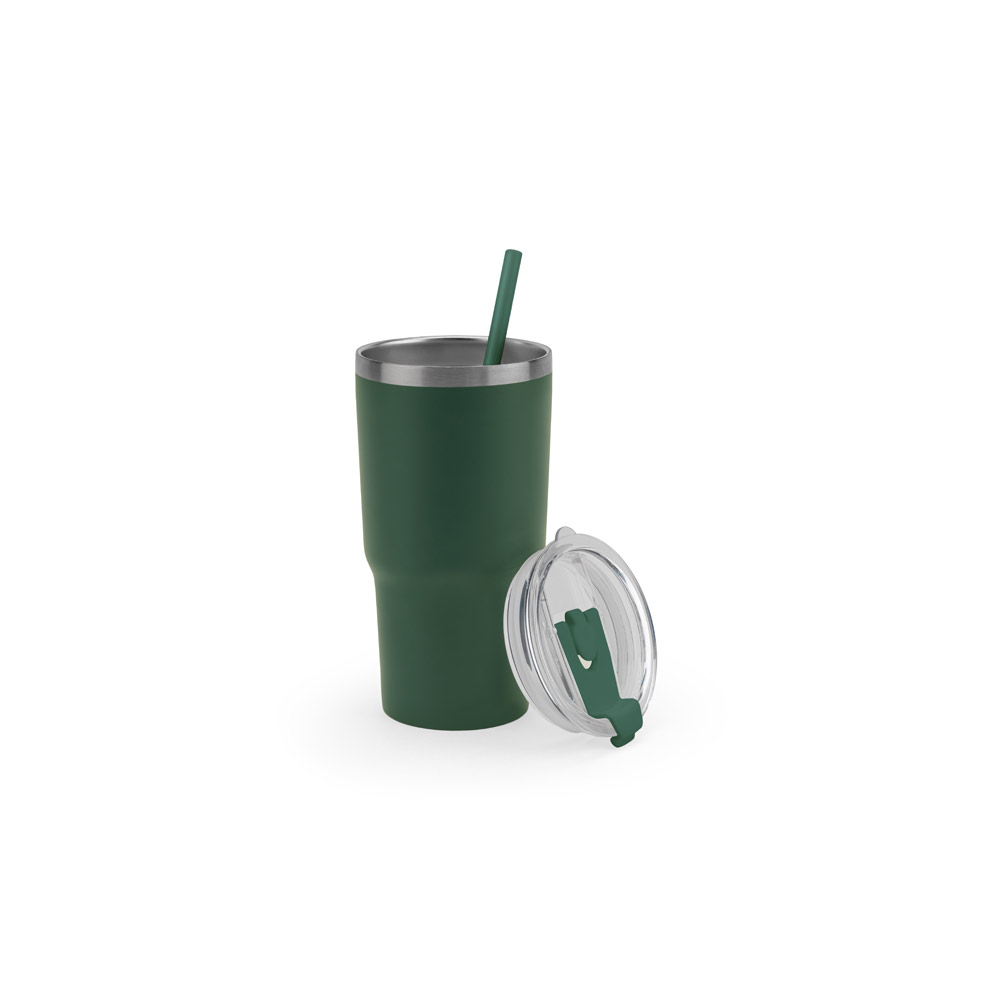 Copo Personalizado em Aço Inox Reciclado com Parede Dupla 600 mL