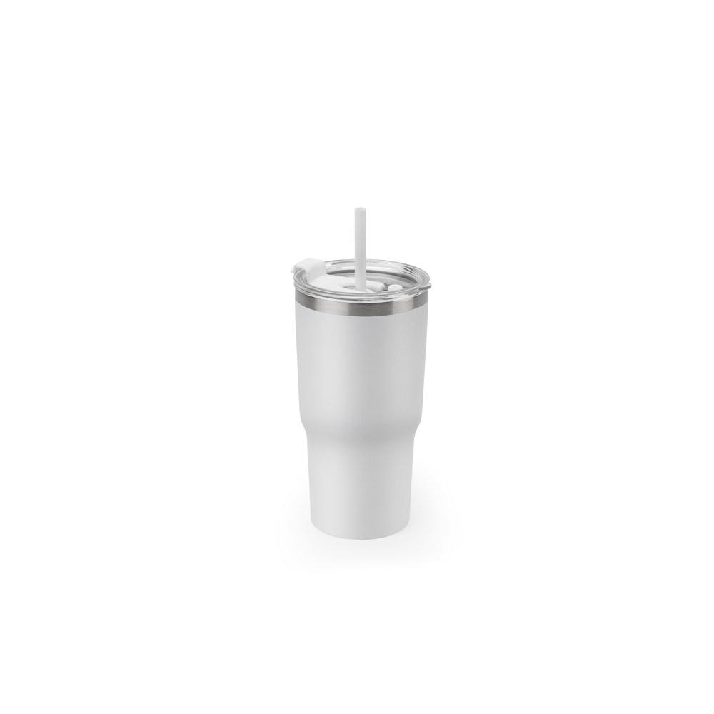 Copo Personalizado em Aço Inox Reciclado com Parede Dupla 600 mL