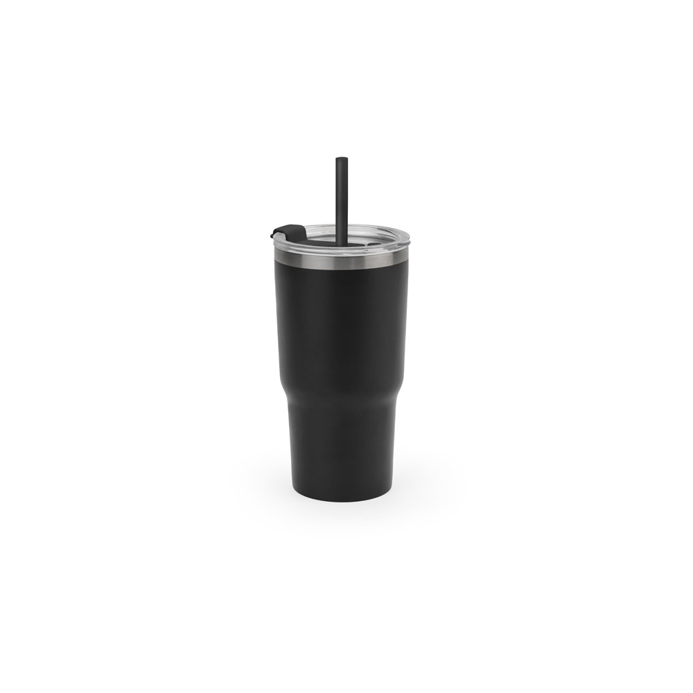 Copo Personalizado em Aço Inox Reciclado com Parede Dupla 600 mL
