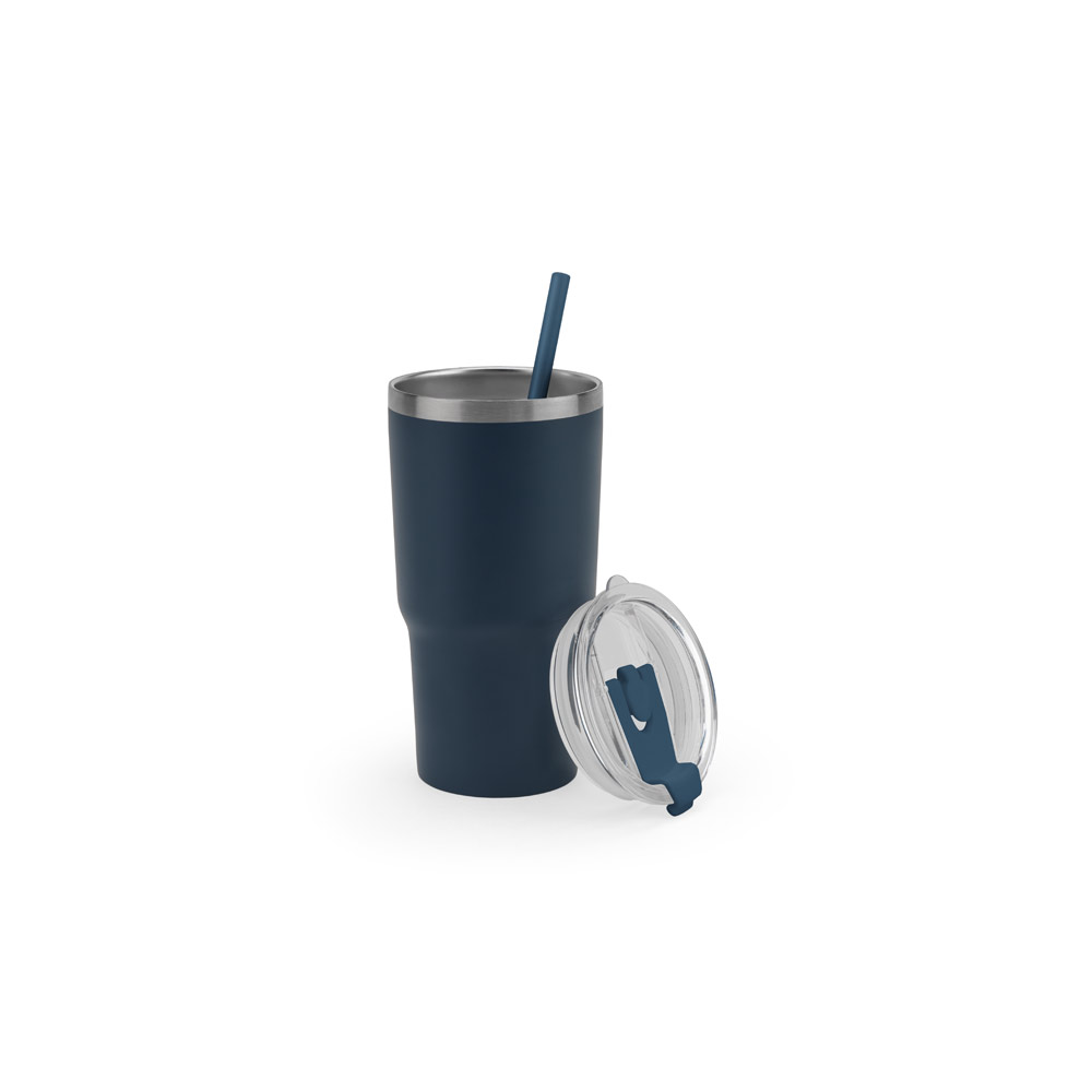 Copo Personalizado em Aço Inox Reciclado com Parede Dupla 600 mL