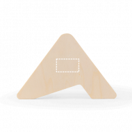 Porta copos personalizado de madeira e cortiça