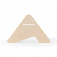 Porta copos personalizado de madeira e cortiça