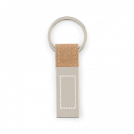 Kit Brindes Porta-Cartões e Chaveiro em Metal e Cortiça