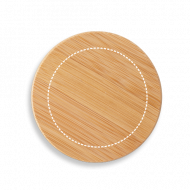 Copo Brinde Isotérmico de Vidro Borossilicato 250 mL com Tampa de Bambu