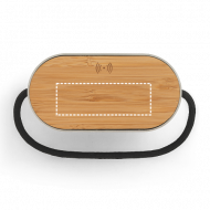 Caixa de som personalizada de 15W com carregador wireless super rápido