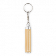 Chaveiro Personalizado em Bambu e ABS Iluminação LED