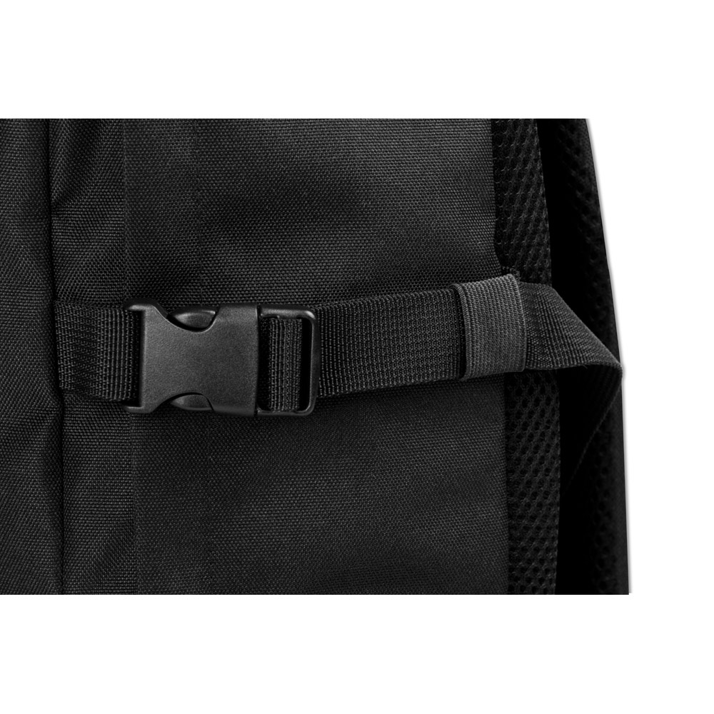 Mochila para notebook estilo militar personalizada em poliéster reciclado