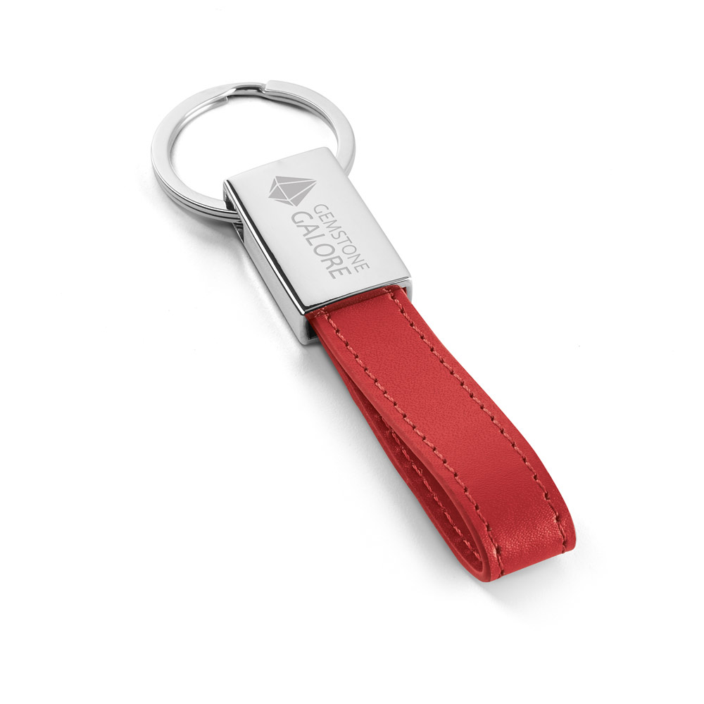 Chaveiro para brindes em PU e metal