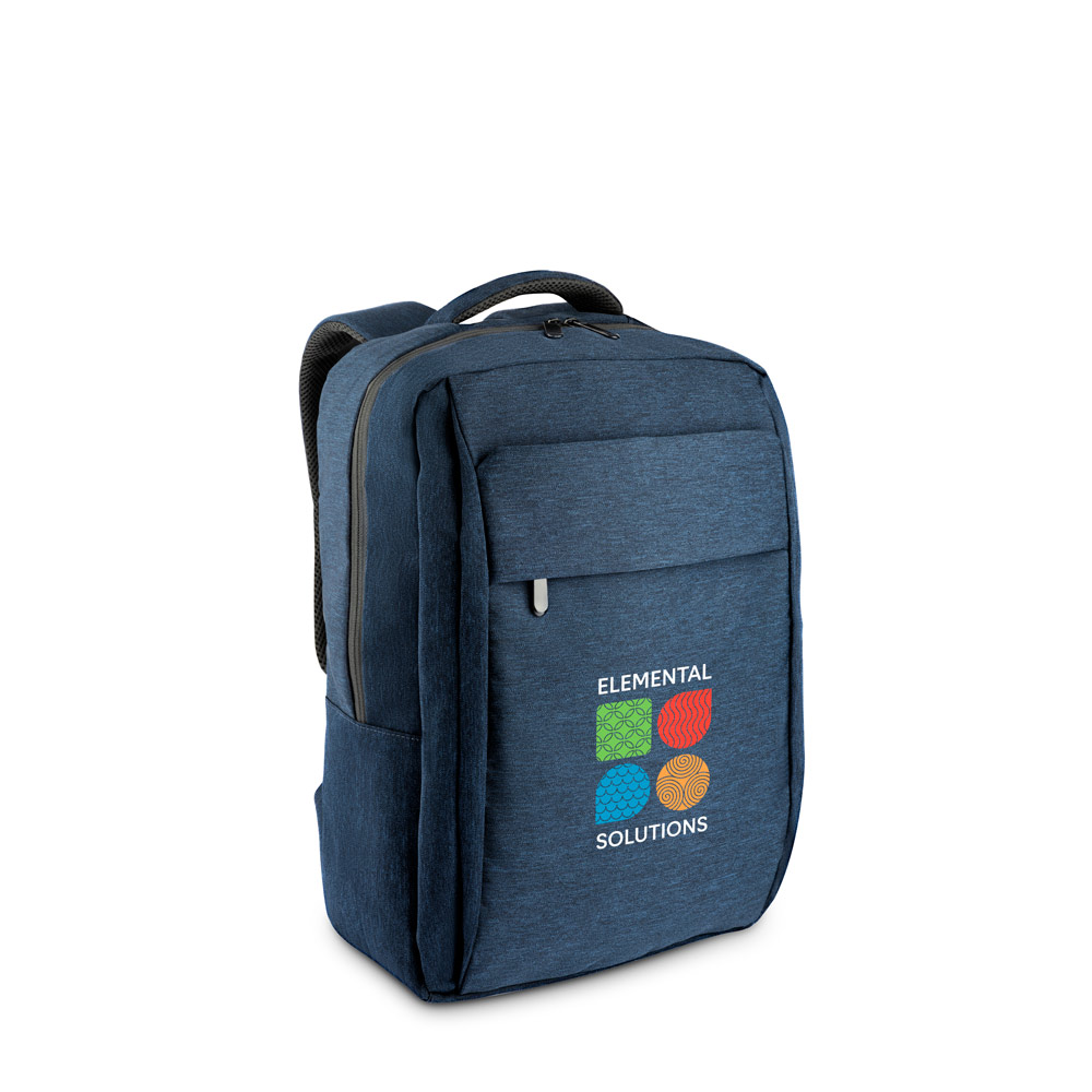 Mochila personalizada para notebook 15,6" em poliéster reciclado 18 L