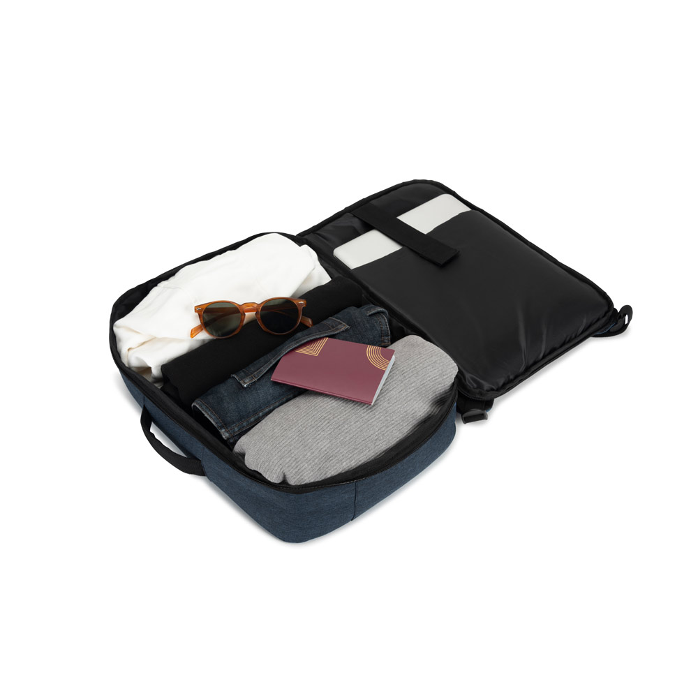 Mochila personalizada para notebook 15.6" em poliéster reciclado 15 L