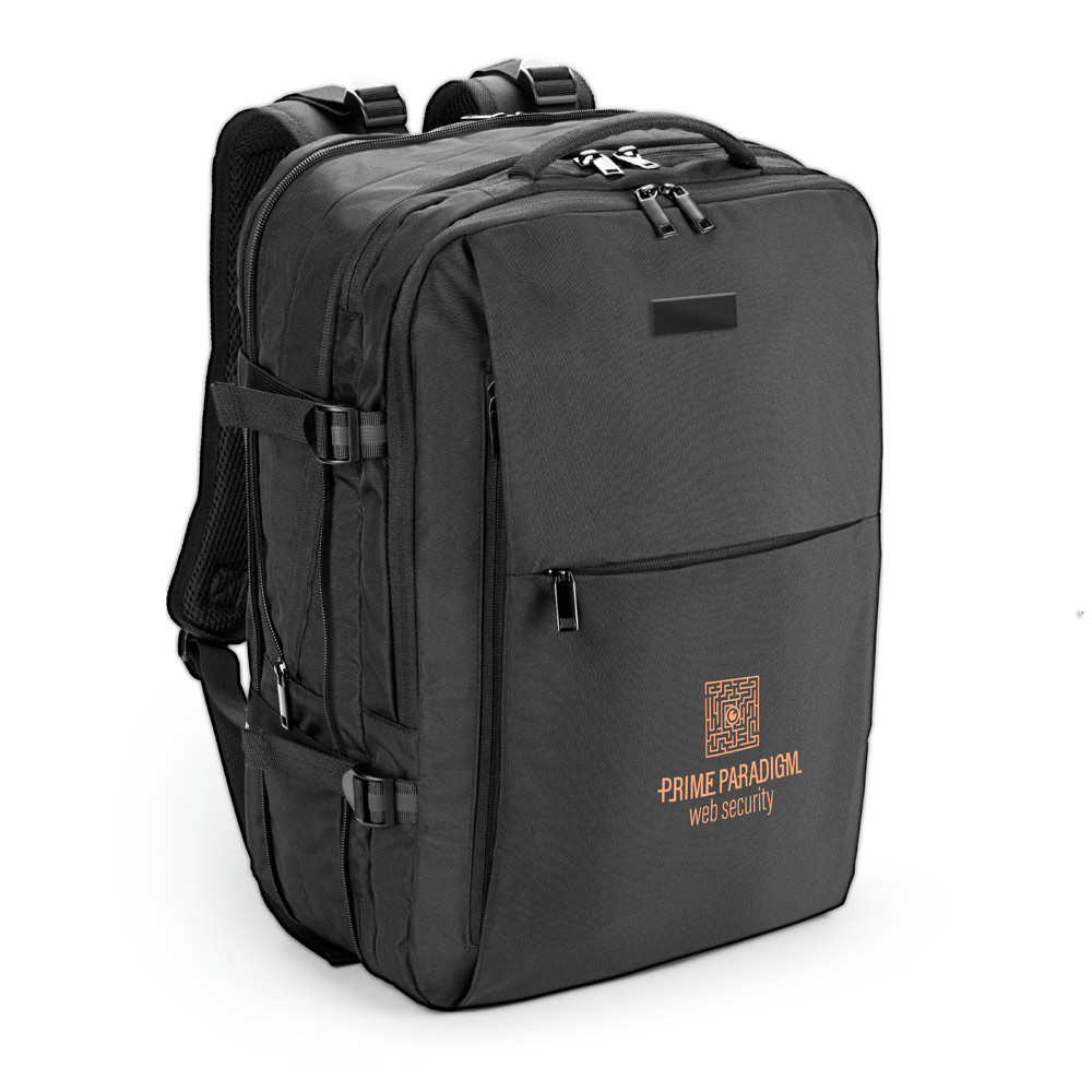 Mochila de Viagem Personalizada em Poliéster Reciclado com Bolso para Notebook 17.3" (29 L)