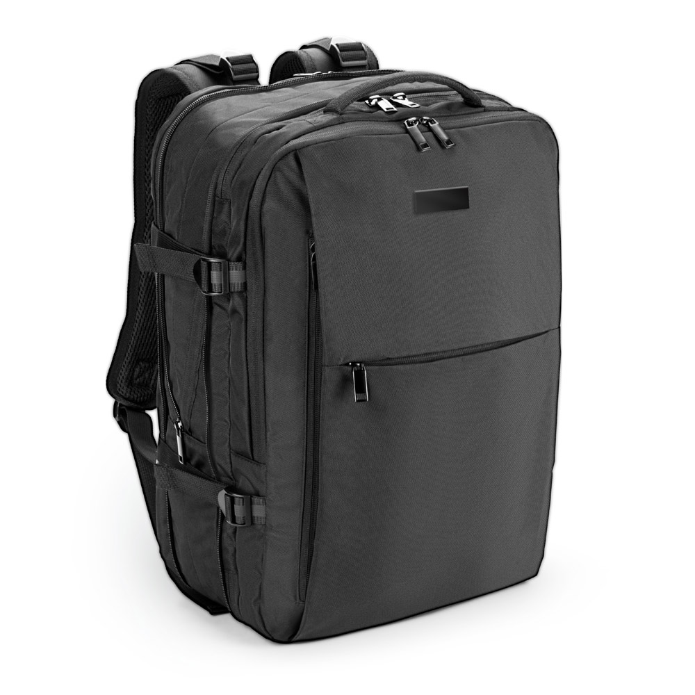 Mochila de Viagem Personalizada em Poliéster Reciclado com Bolso para Notebook 17.3" (29 L)