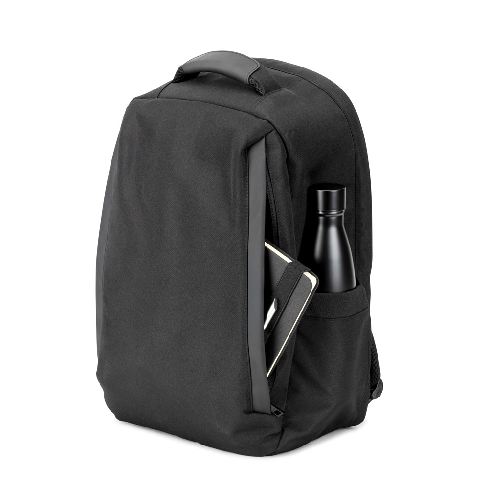 Mochila antirroubo para notebook personalizada 17.3" em poliéster reciclado 20 L