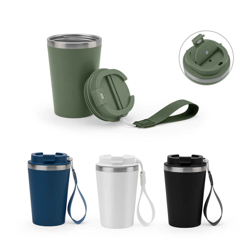 Copo em aço inox reciclado para brinde 440 mL