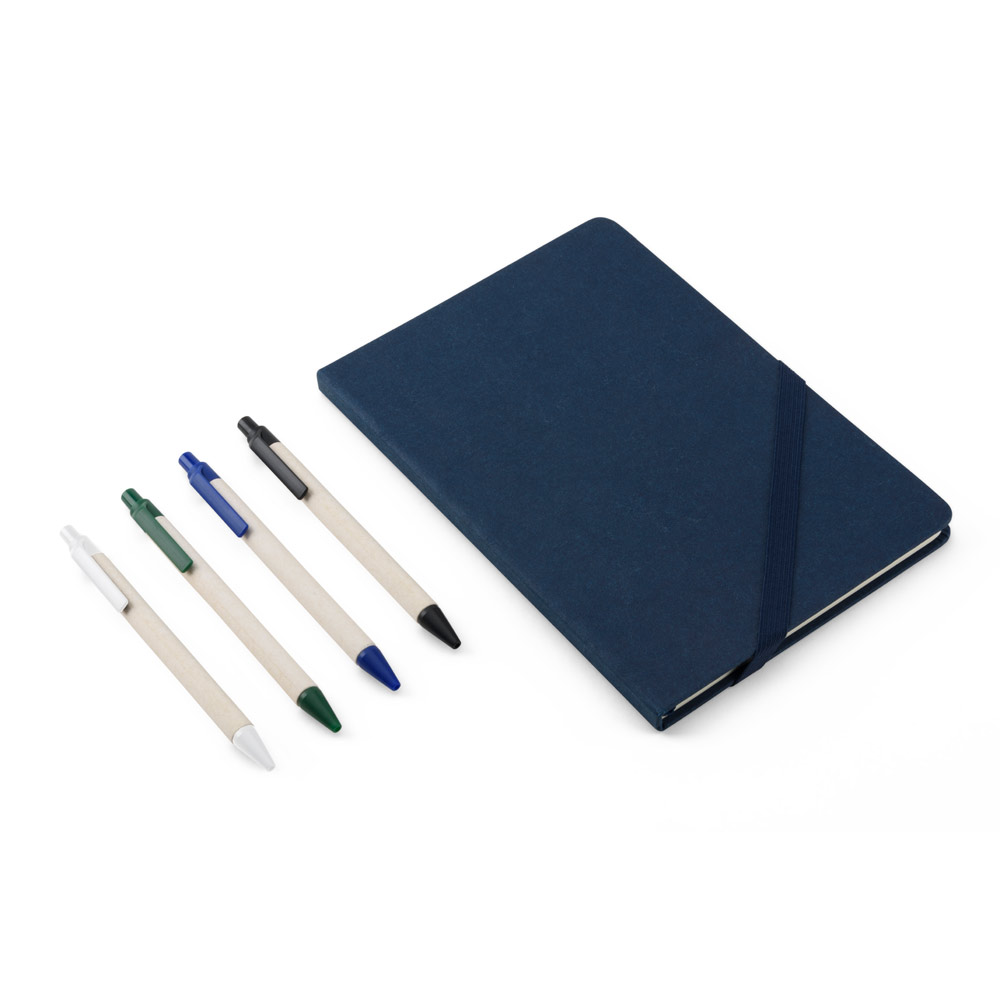 Caneta Personalizada reciclado com escrita em azul