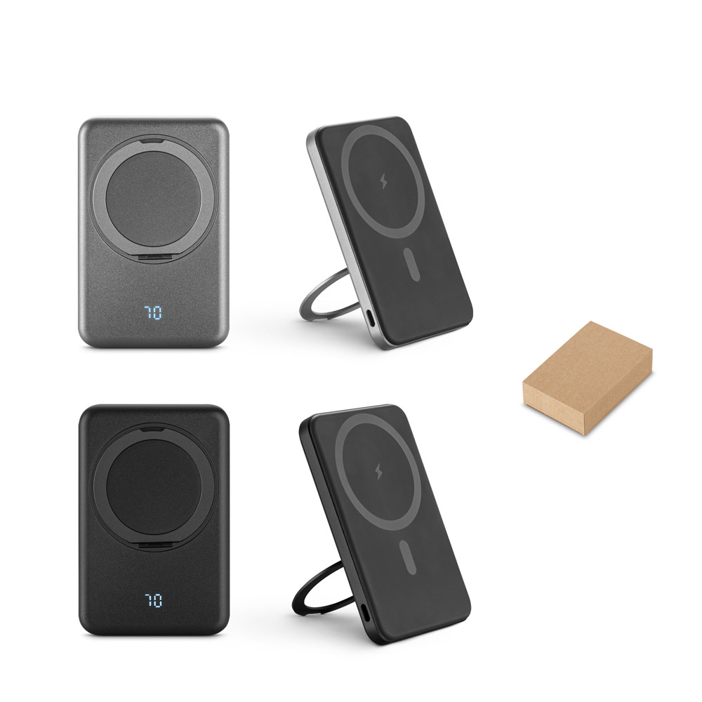 Bateria Portátil Magnética Reciclada Personalizada 5.000 mAh