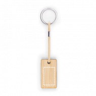 Chaveiro Personalizado em Bambu