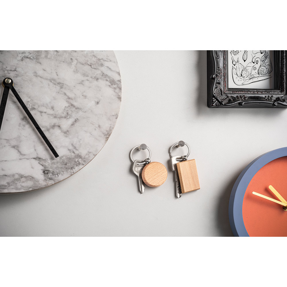 CHAVEIRO RETANGULAR PERSONALIZADO EM MADEIRA DE FAIA