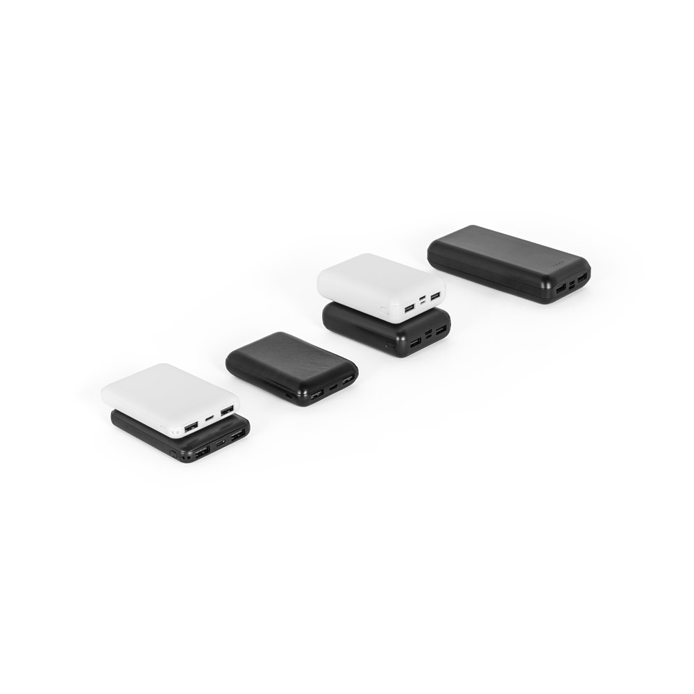 Bateria Portátil Personalizada 10.000 mAh ABS Reciclado