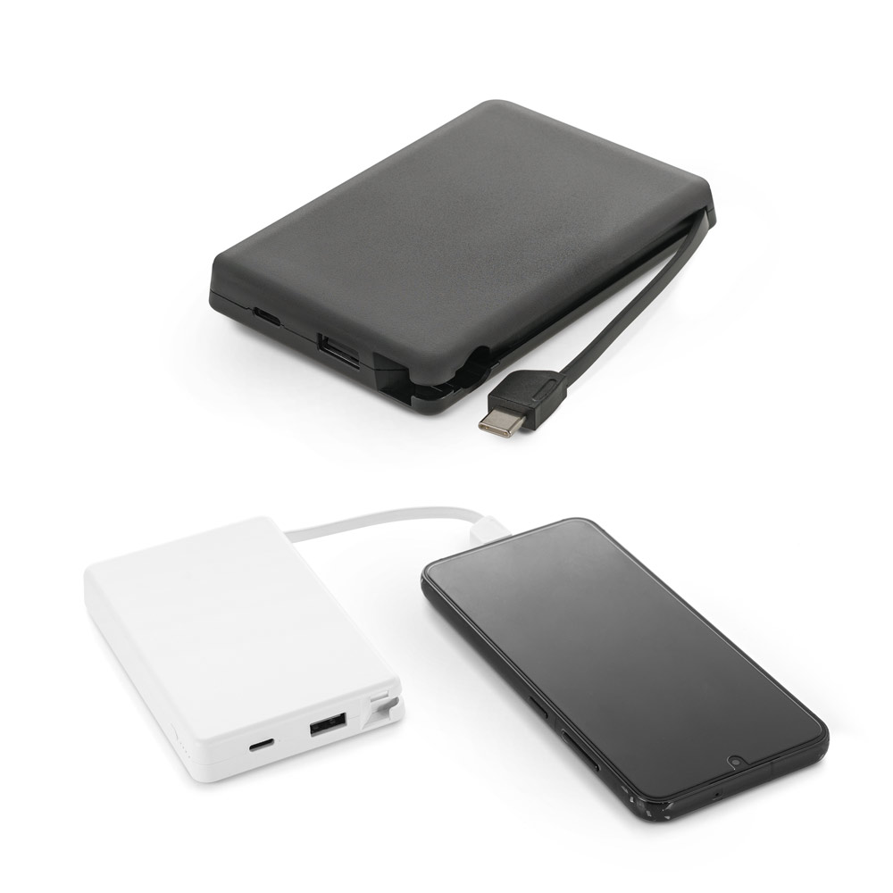 BATERIA PORTÁTIL PARA BRINDE 10.000 MAH ABS RECICLADO