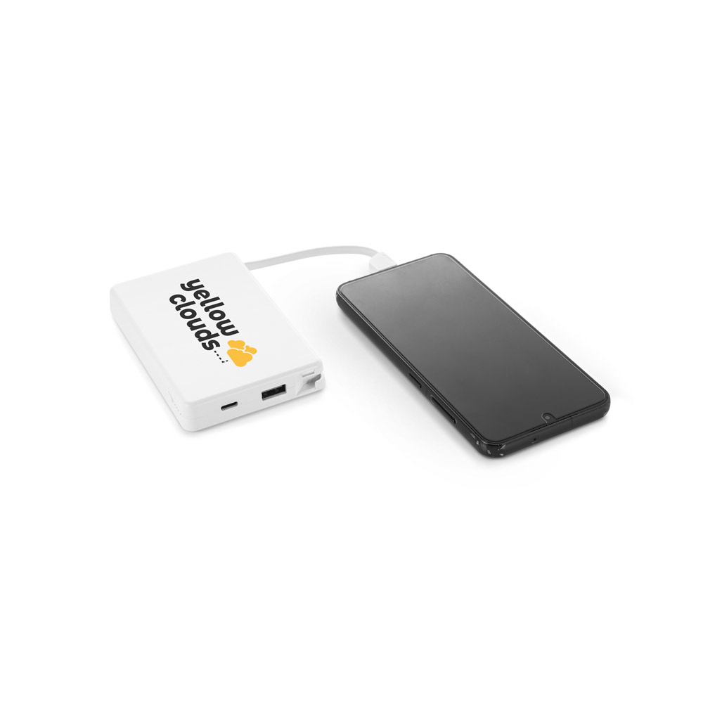 BATERIA PORTÁTIL PARA BRINDE 10.000 MAH ABS RECICLADO