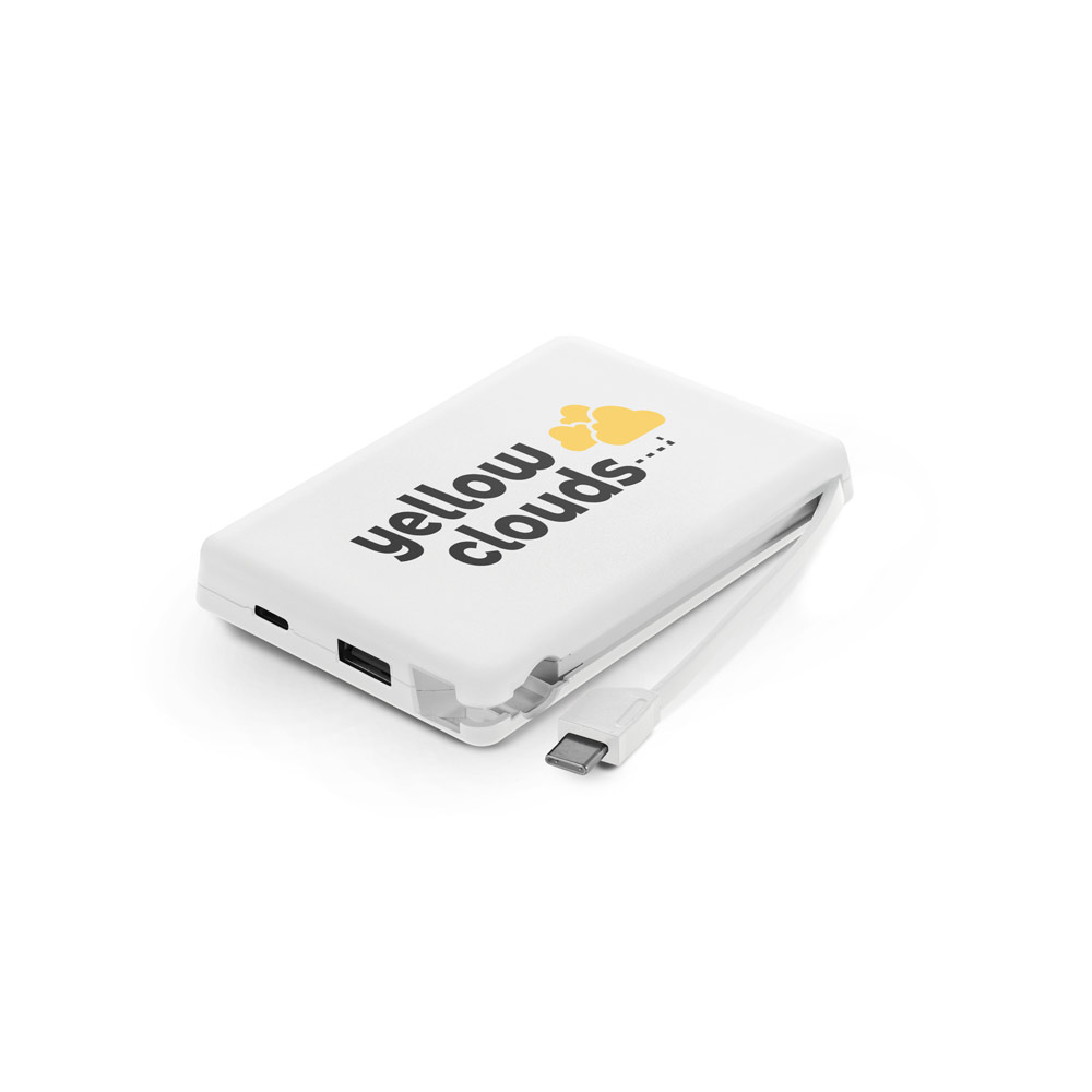 BATERIA PORTÁTIL PARA BRINDE 10.000 MAH ABS RECICLADO